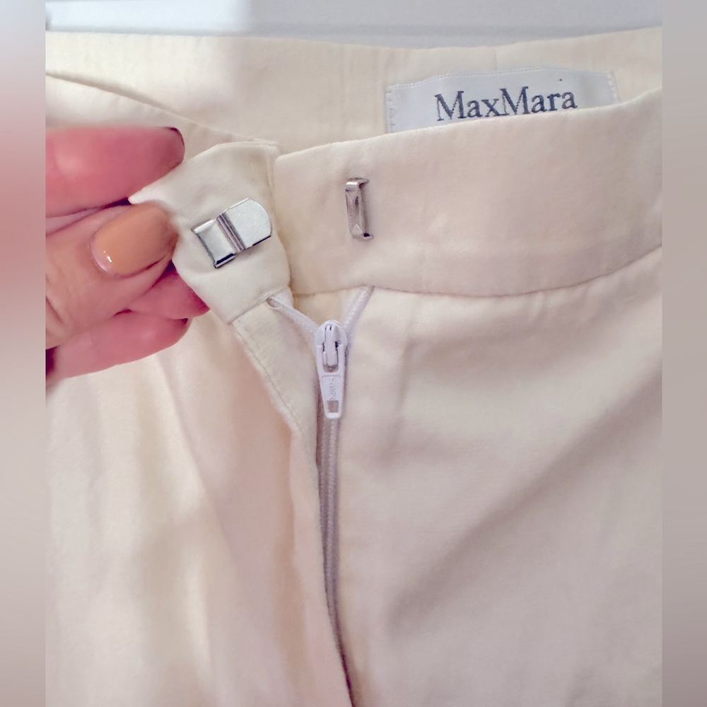 MaxMara ivory trousers
